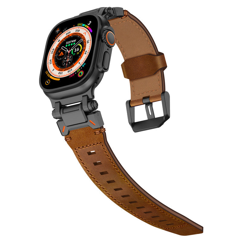 Explorer Crazy Horse Bőr Szíj Apple Watch-hoz