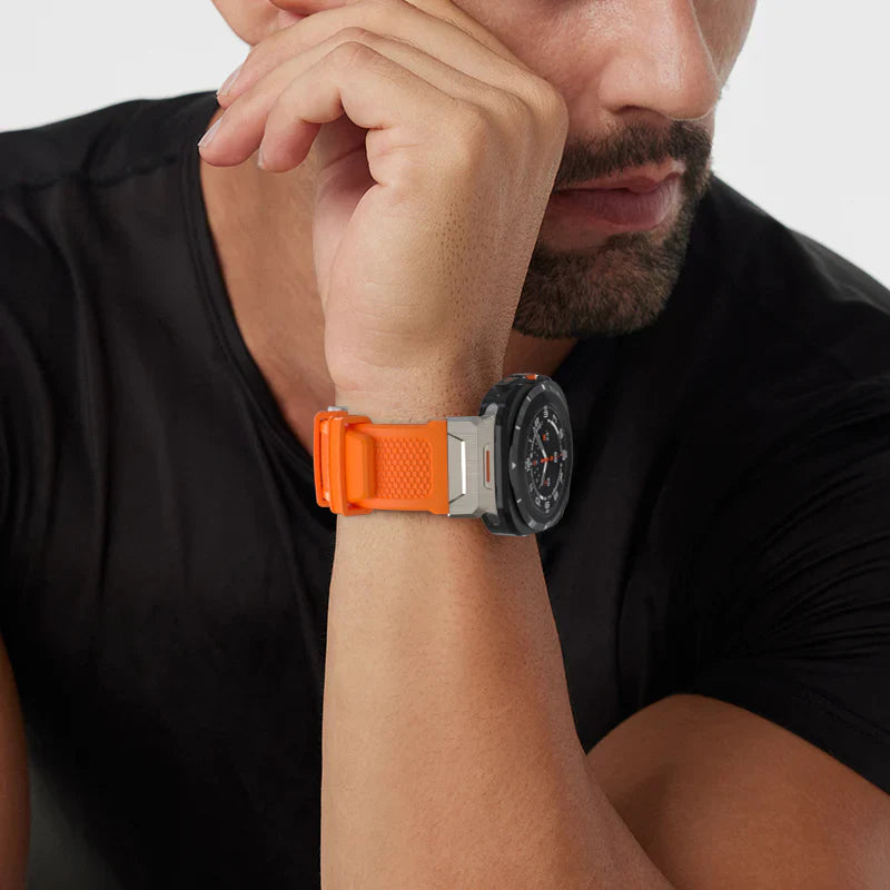 Taktisk silikonbånd for Samsung Galaxy Watch Ultra