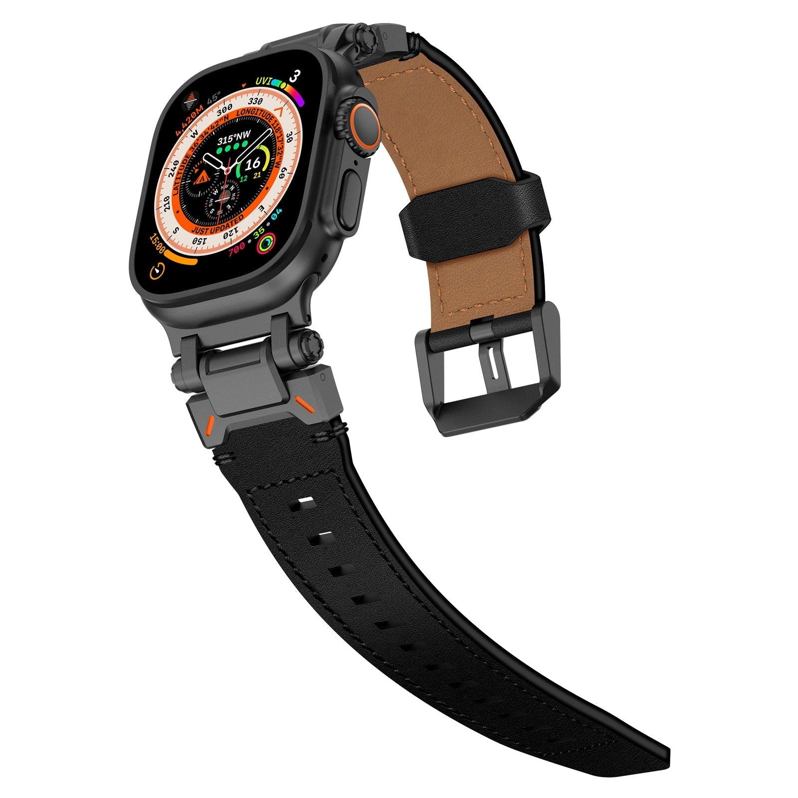 Explorer Crazy Horse Bőr Szíj Apple Watch-hoz