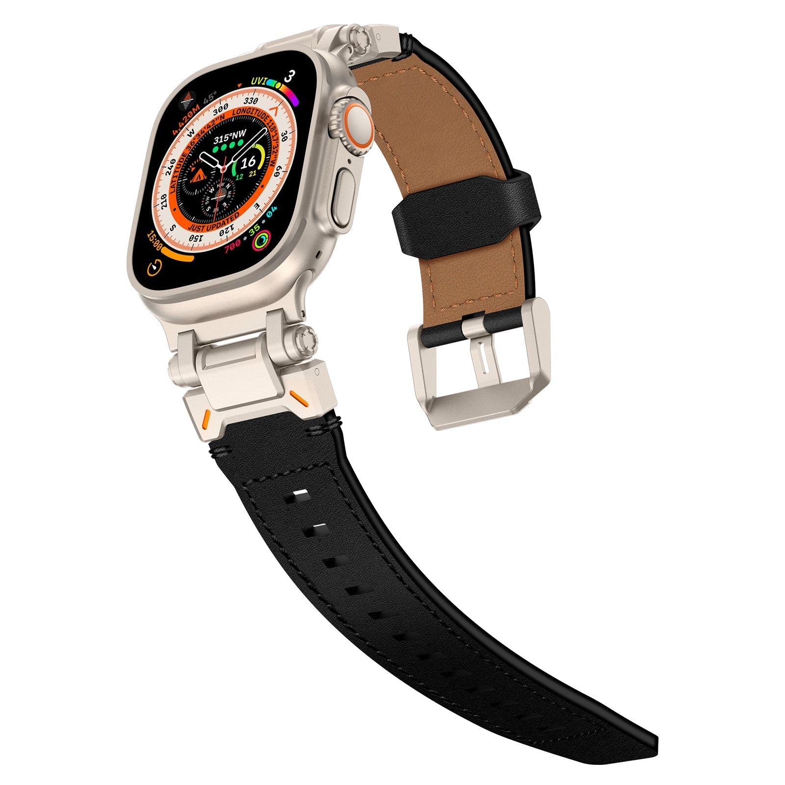 Explorer Crazy Horse lærrem for Apple Watch