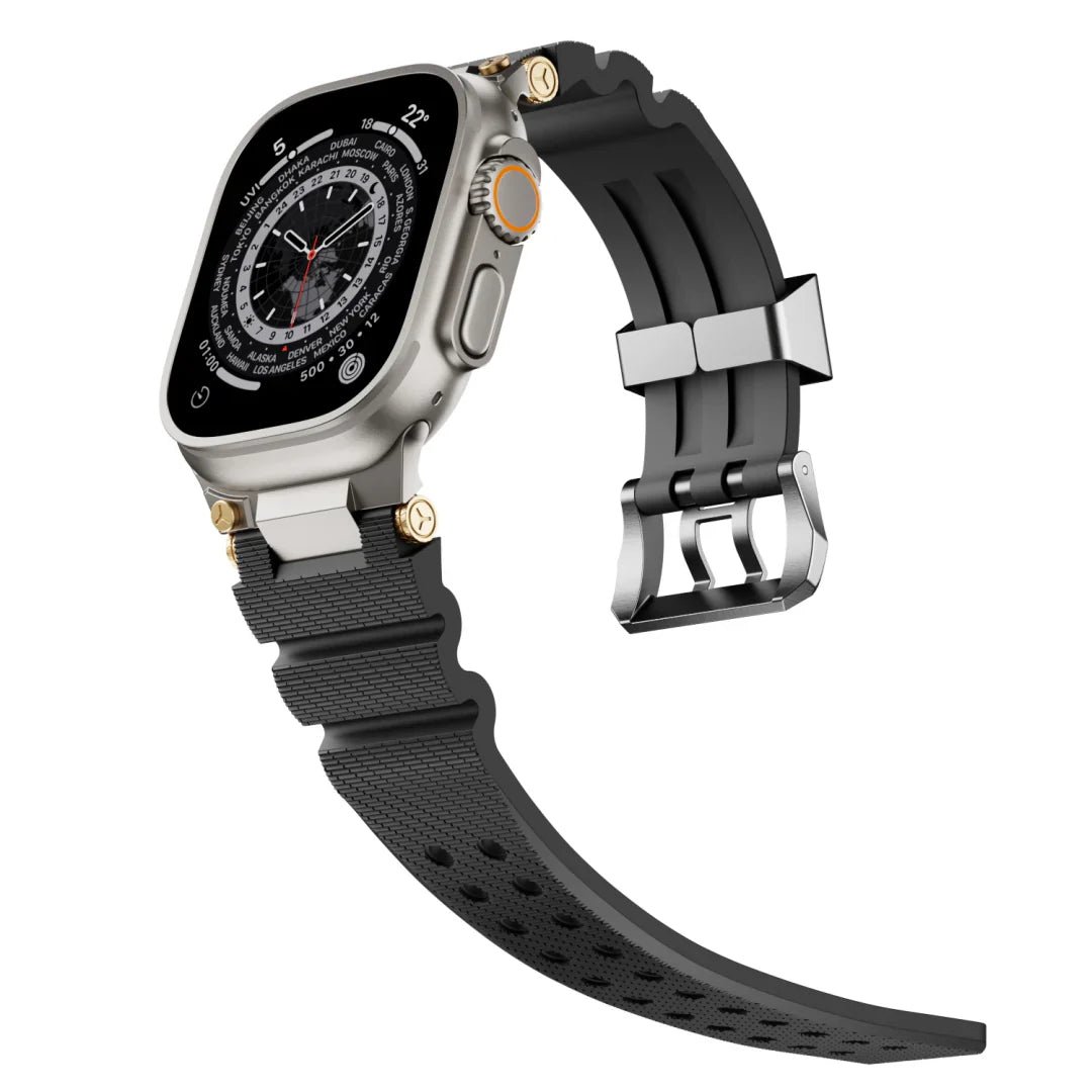 Maskinteknisk design silikonrem for Apple Watch