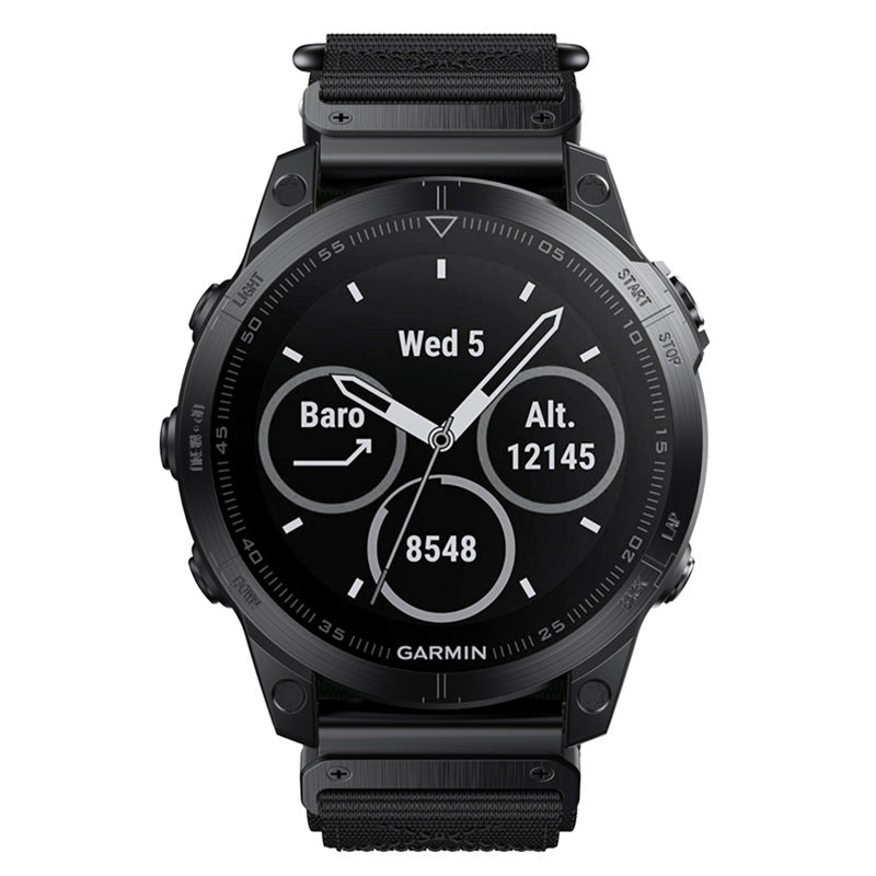 La correa de reloj de nylon táctico es adecuada para Garmin Tactix Fenix 8 7 7X 6 6X