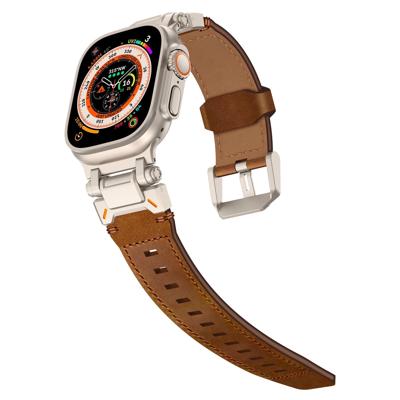 Explorer Crazy Horse lærrem for Apple Watch