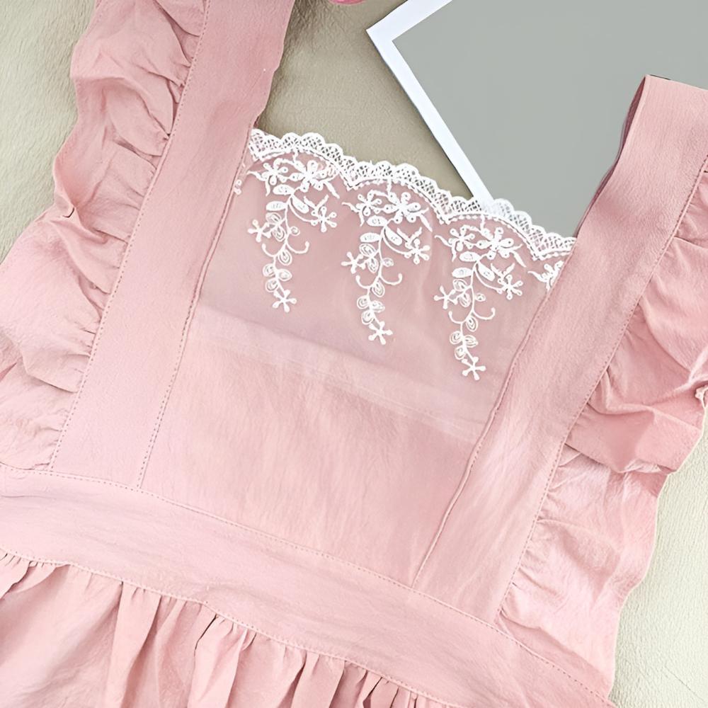 Blush Belle Ruffle Forklæde