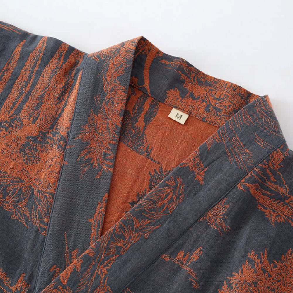 Kimono Robe Serene Woodlands