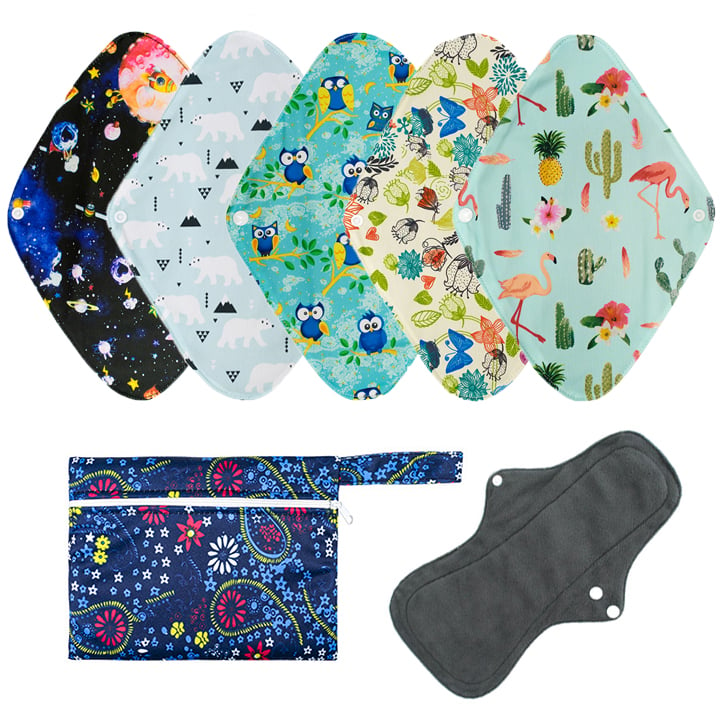 Reusable pads that can be used for at least 4 years (Random Color)