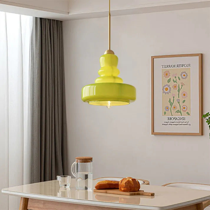 Bauhaus Gourd Glass Pendant Light