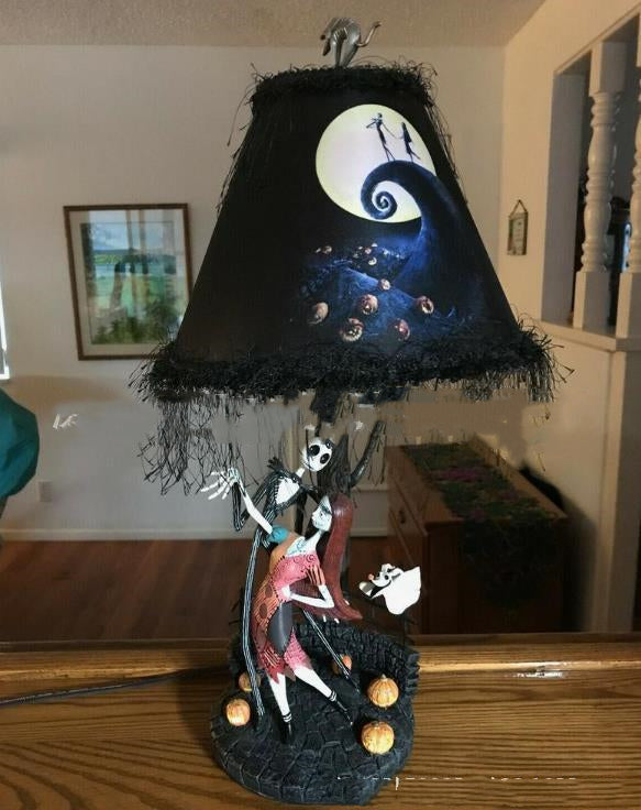 Ny Halloween Hjem Soverom Jack Glødende Bordlampe LED Lampe Halloween Bordlampe