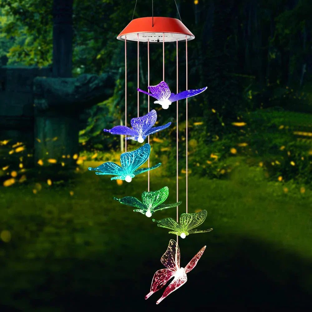 Flutterlights - Decorative solar lights with butterfly designs