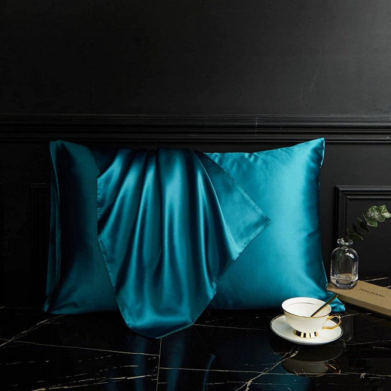 Vibrant Luxury Pure Mulberry Silk & Tencel Pillowcases