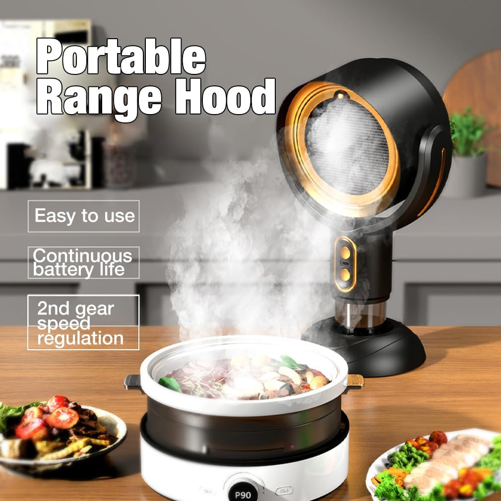 Portable Range Hood – Powerful, Rechargeable, and Perfect for Any Space