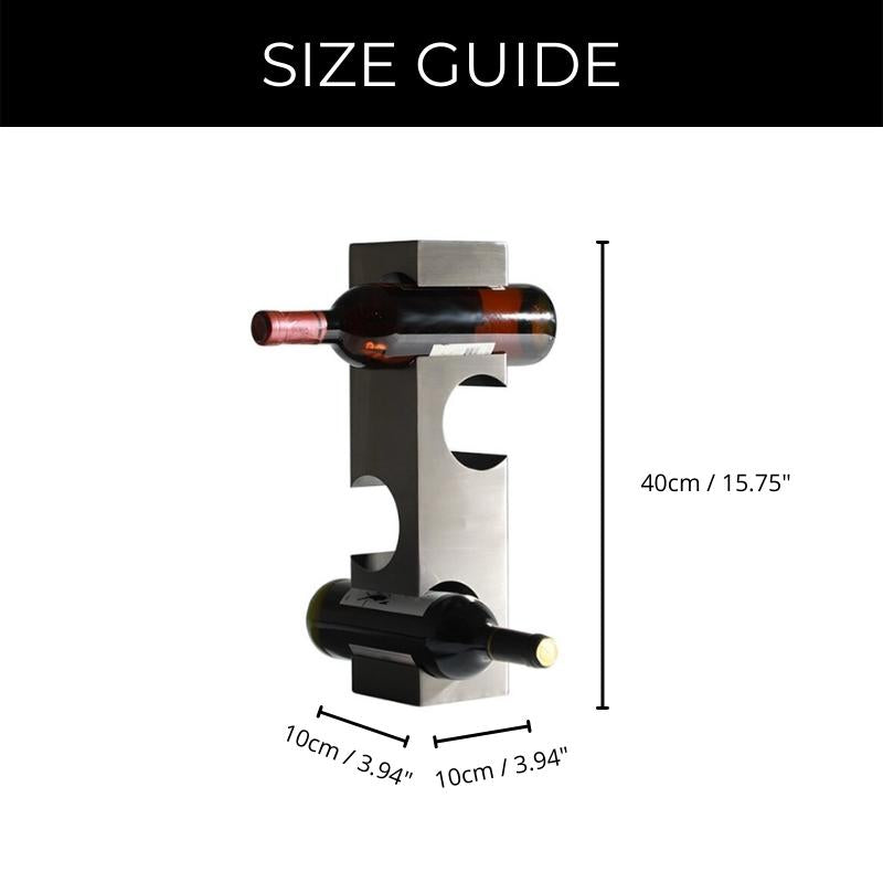 Creative Curves metalbord vinreol og flaskeholder