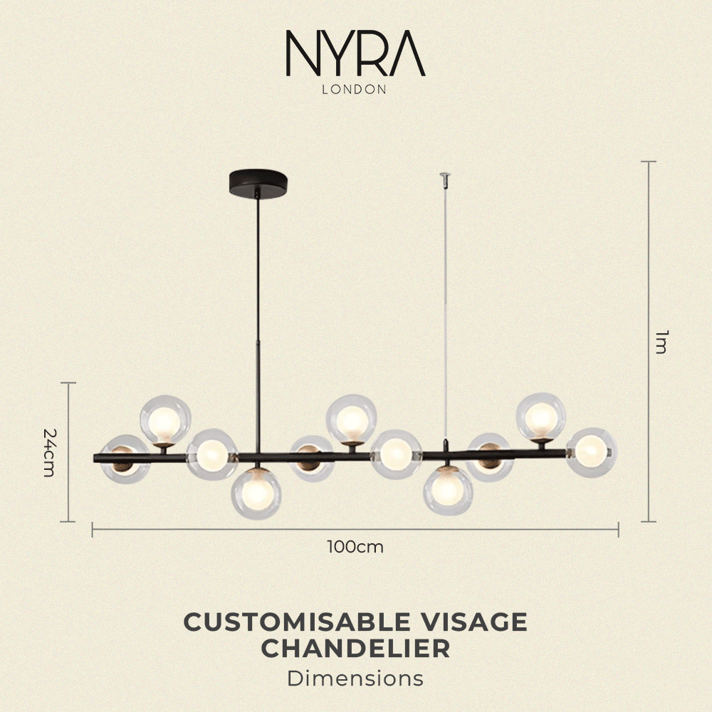 Customisable Visage chandelier