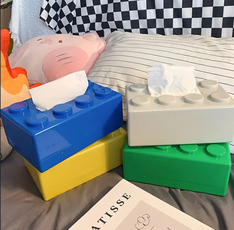 Nostalgic Lego Block-Style Tissue Case