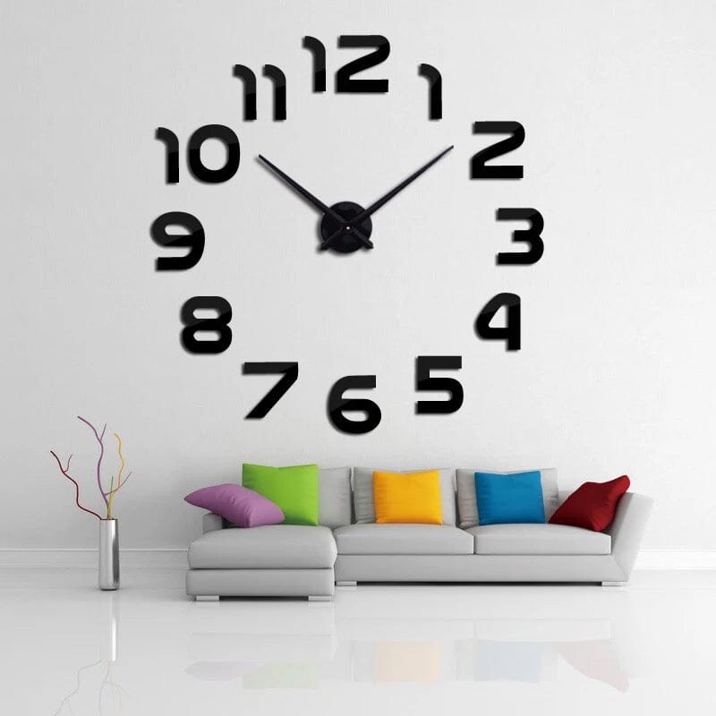 Reloj de Pared 3D Simplista