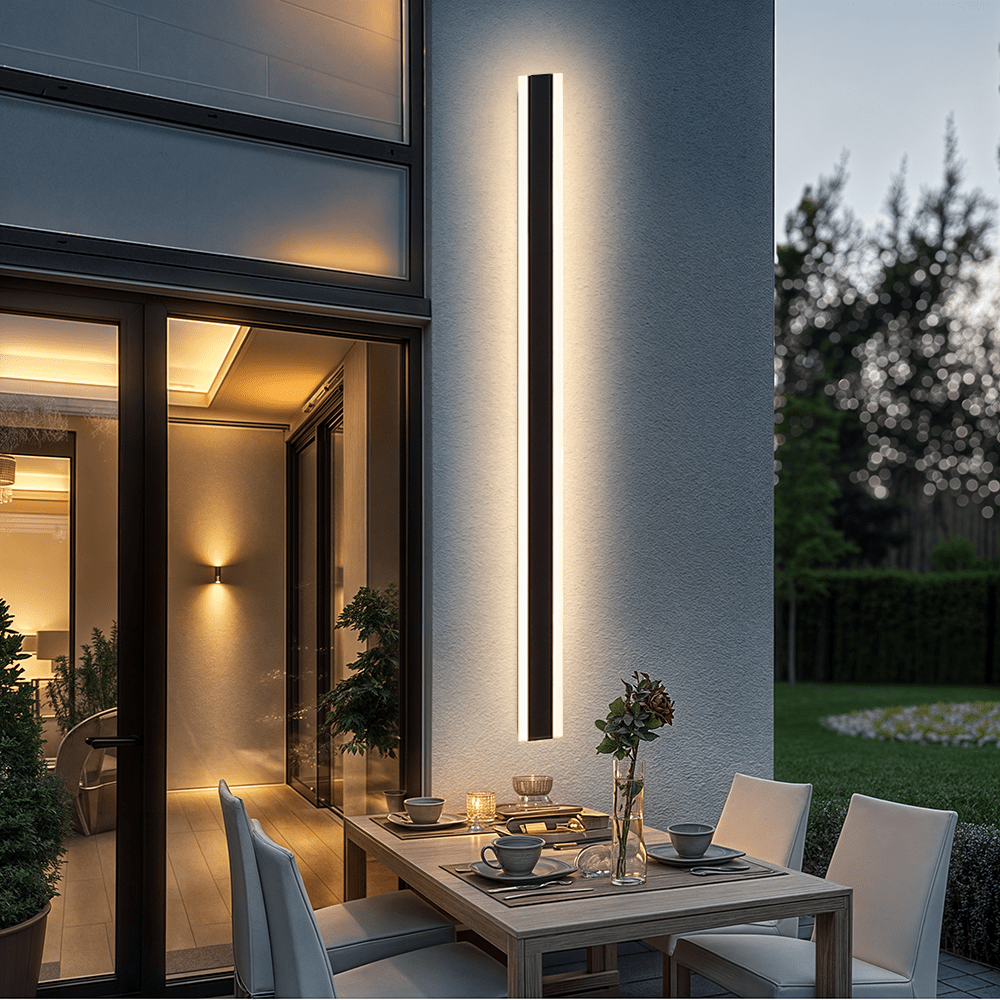 Outdoor LED wall lamp