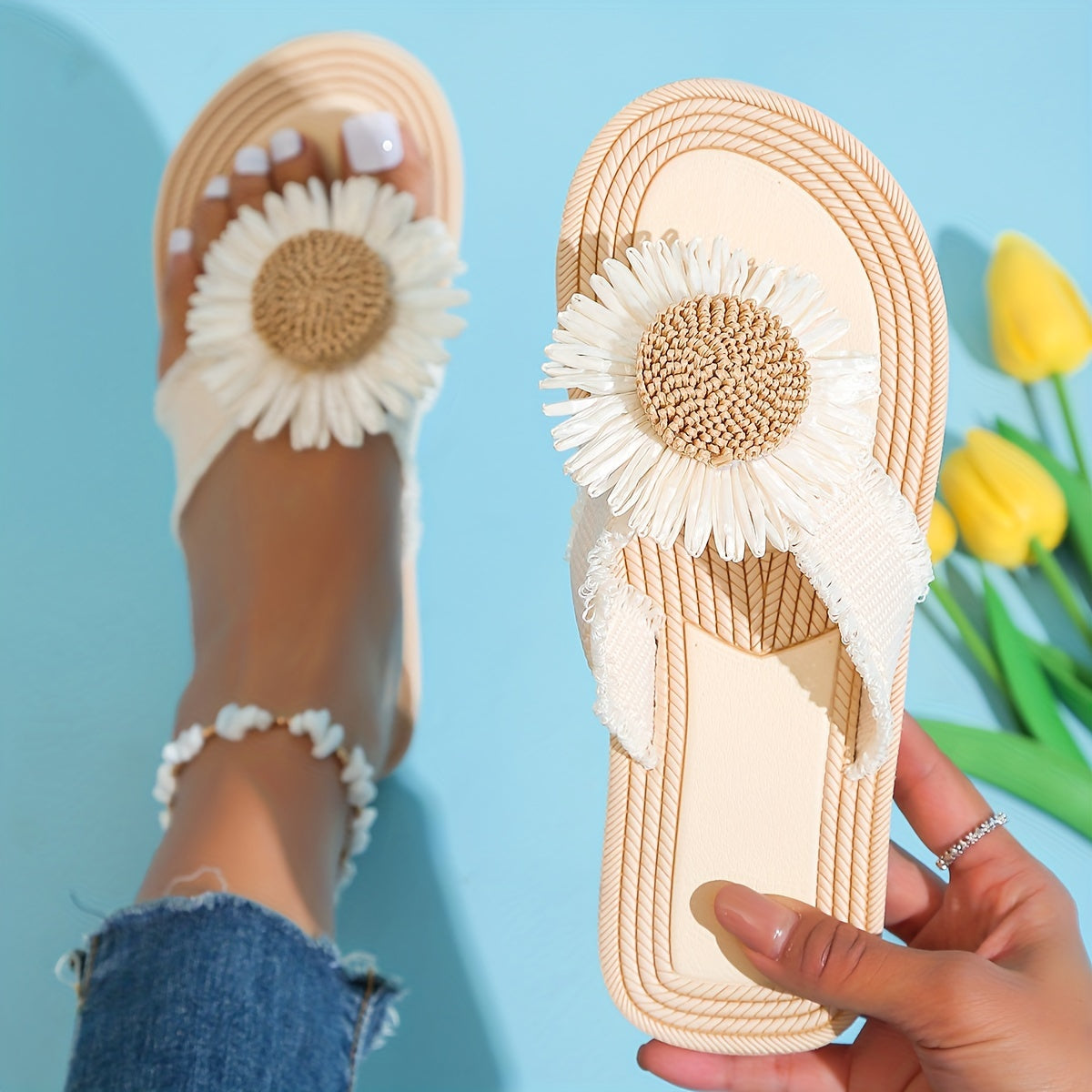 3Leaves Blossom Sandals