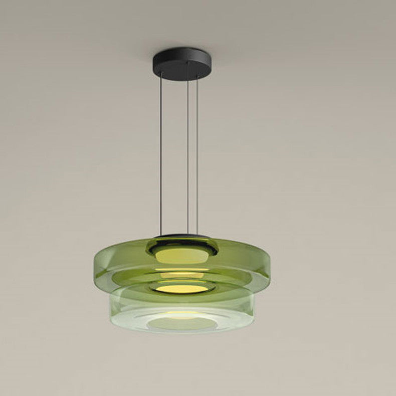 Glazen hanglampen in Bauhaus-stijl lamp