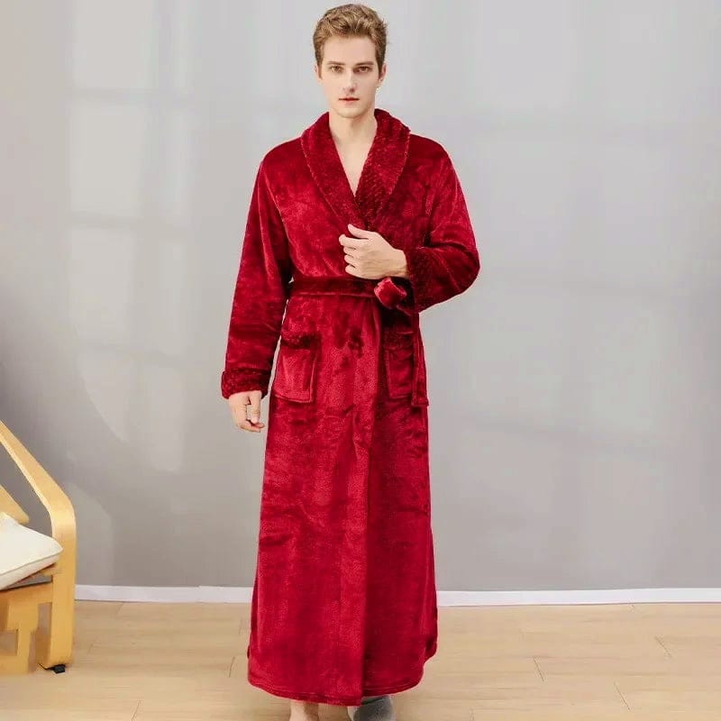 Luxury unisex bathrobe for winter