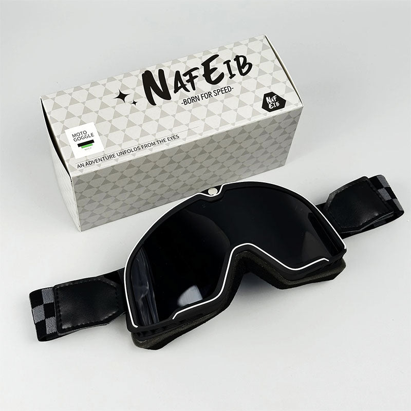 Retro Motorcycle Goggles - Fit Over Glasses