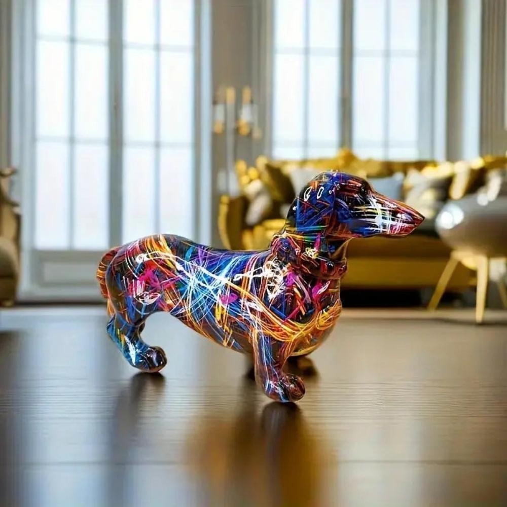 Artistic Dachshund Figurine