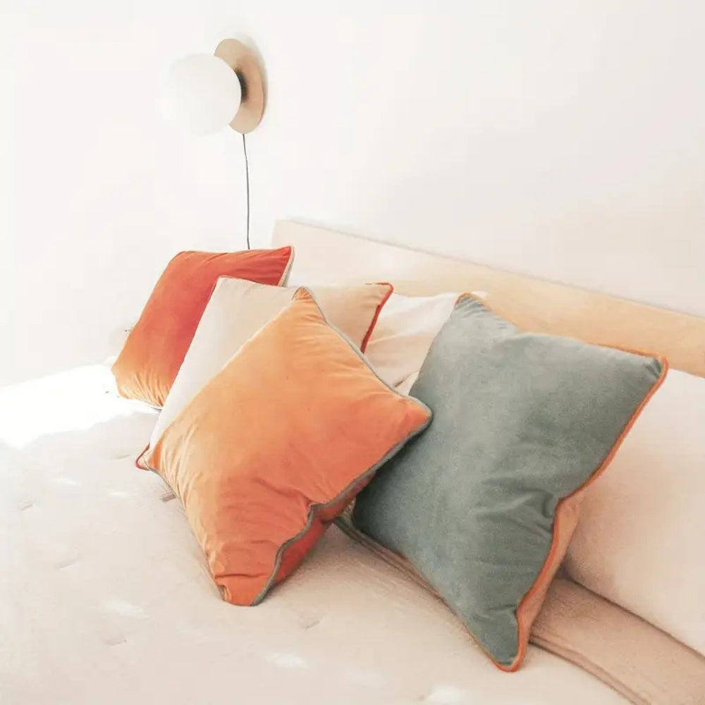 Housses de coussin bicolores Ember Soft