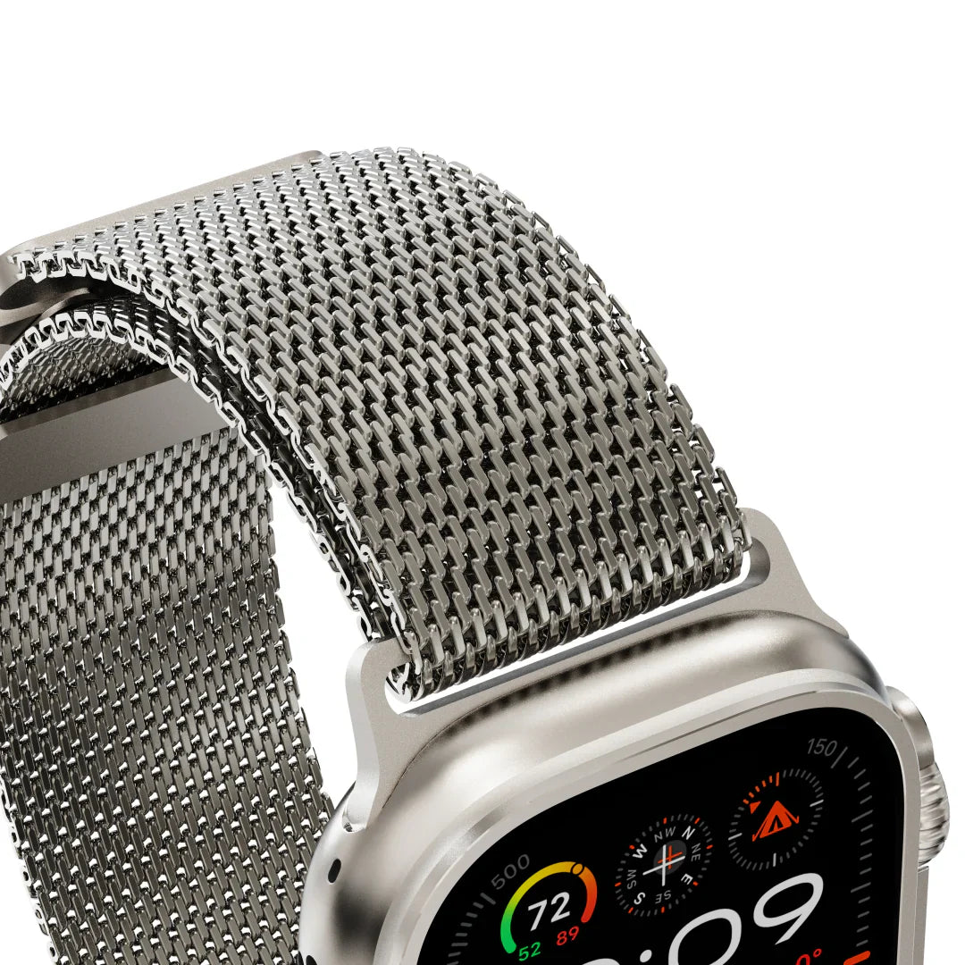 Milanese Loop Titanium Band For Apple Watch