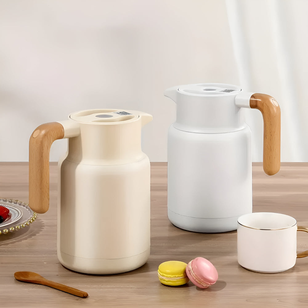 Carafe thermique en bois classique