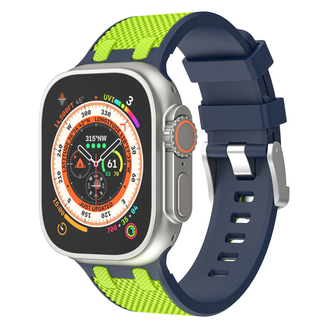 New AP Two-color Silicone Band For Apple Watch