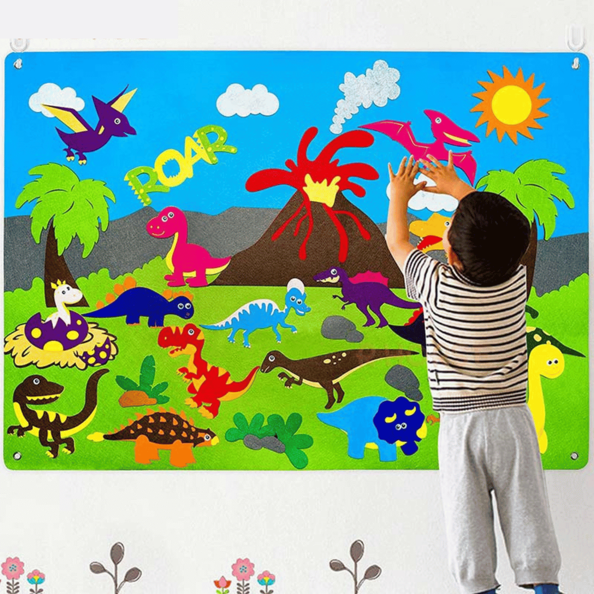 FeltBoard™ - Discover amazing animals - An animal kingdom on felt board