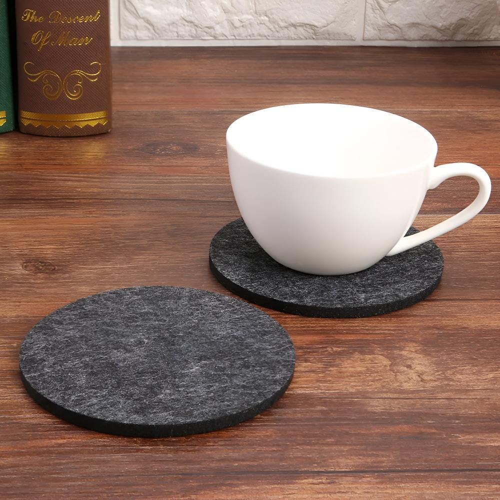 طقم coasters مصنوعة من الف felt الفاخر