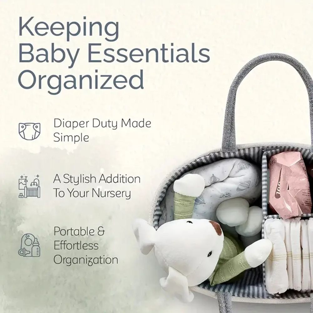 Baumwollseil Baby Caddy Organizer