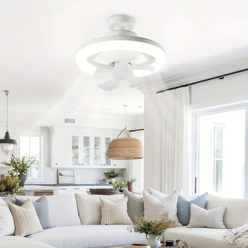 LunaBreeze™ - 360° LED Dimmable Ceiling Fan Light