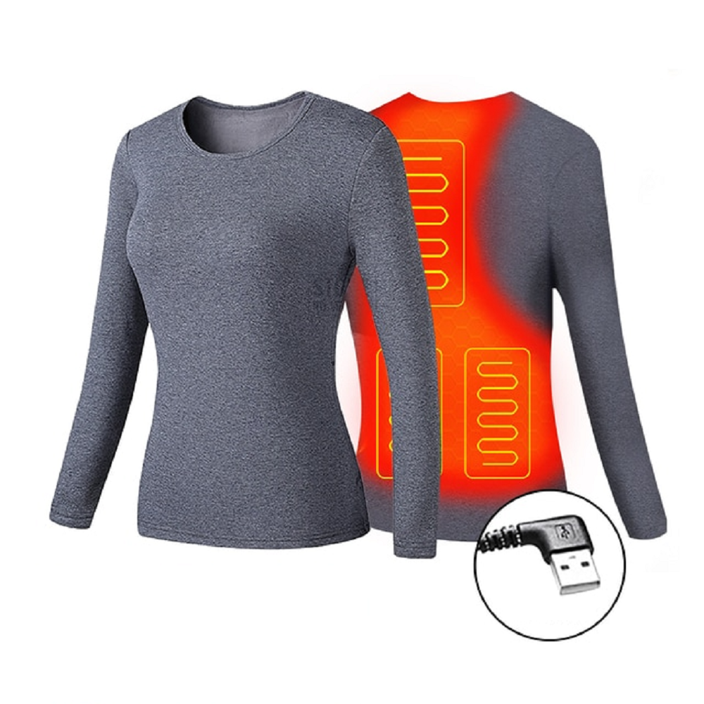 Electric heated winter thermal underwear set