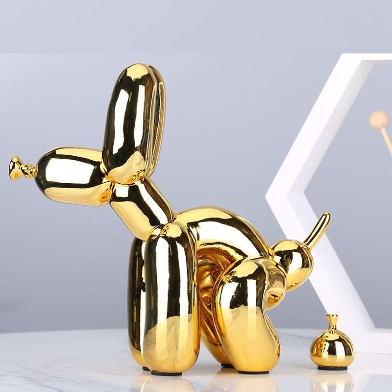 Vrimlo® Balloon Dog Doing Business Sculpture