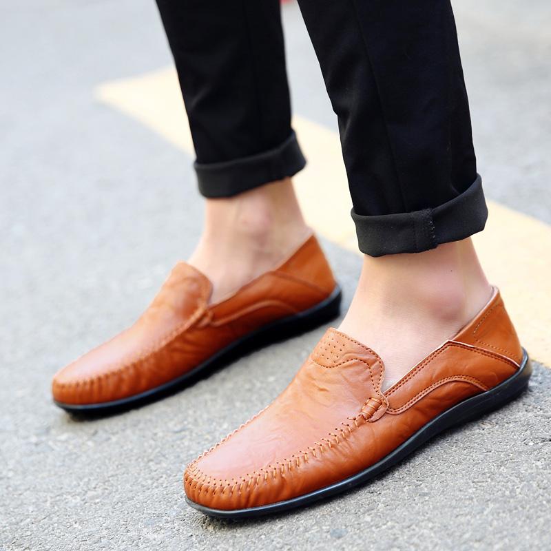 Francesco Tacconi slippers. 100% genuine leather summer loafers/shoes