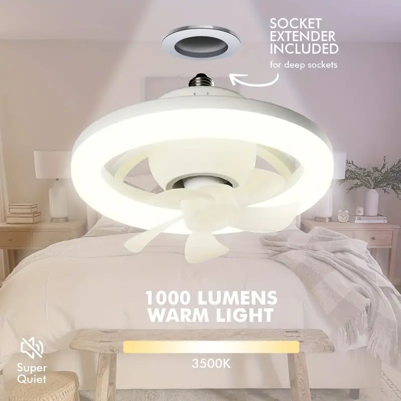 LunaBreeze™ - 360° LED himmennettävä kattovalaisin