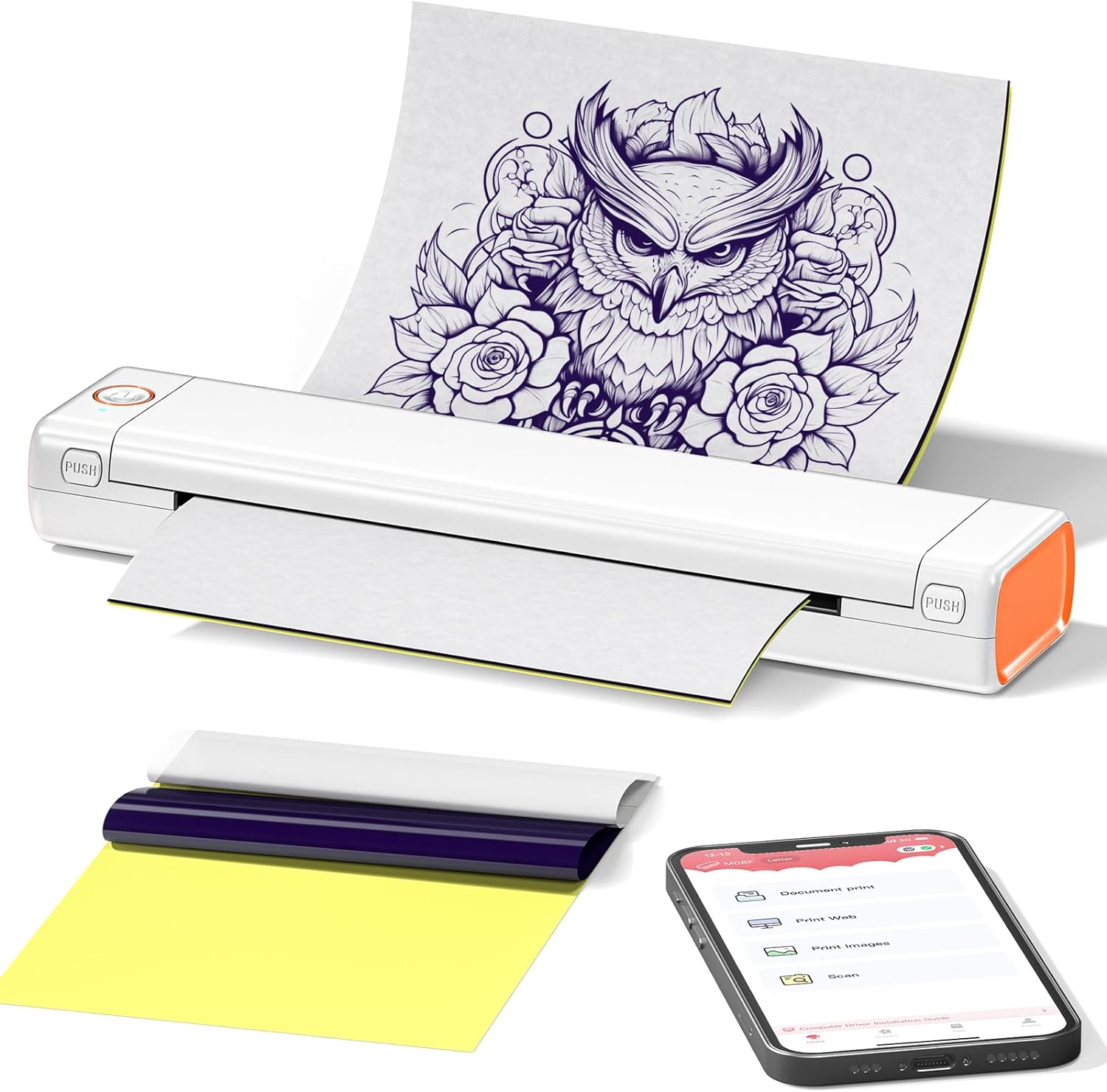 Tattoopro draadloze stankprinter