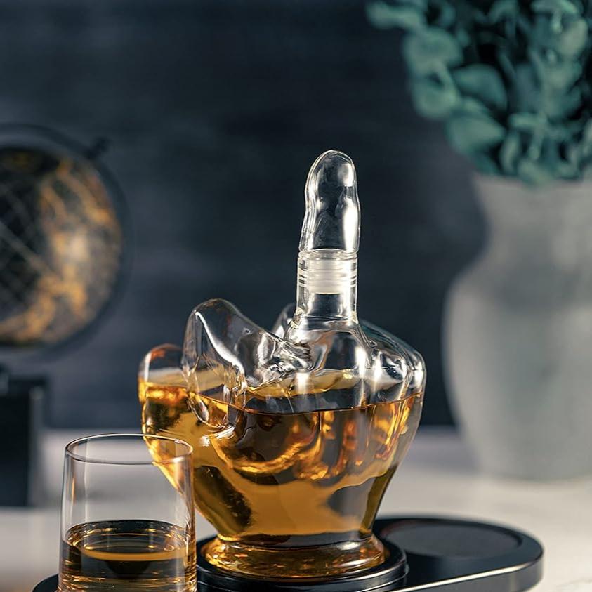 Vrimlo® Decanter With A Bad Attitude