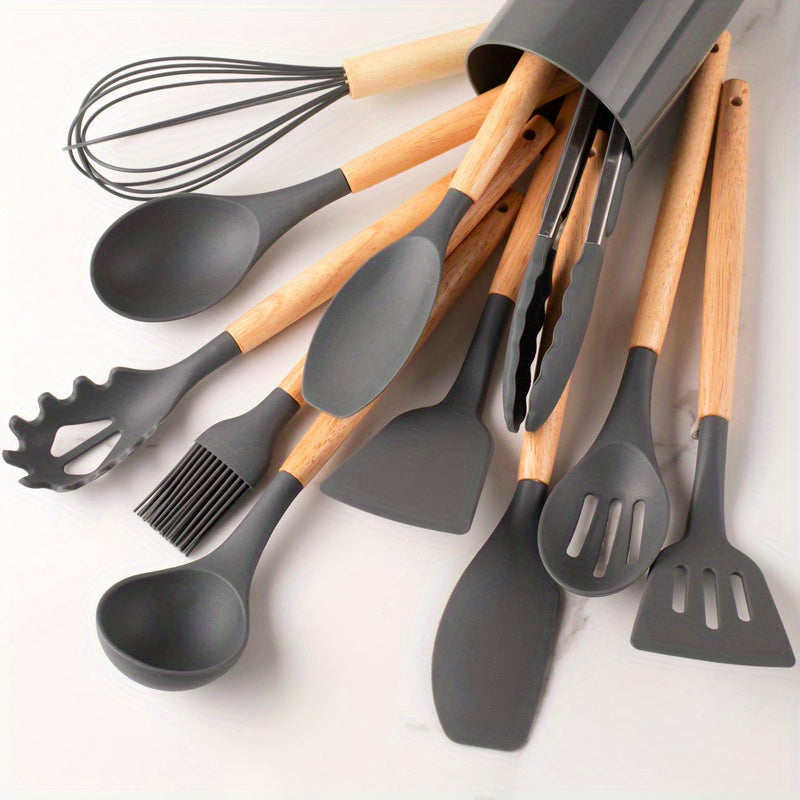 SilicoWare – 12-Piece Silicone Kitchen Utensil Set