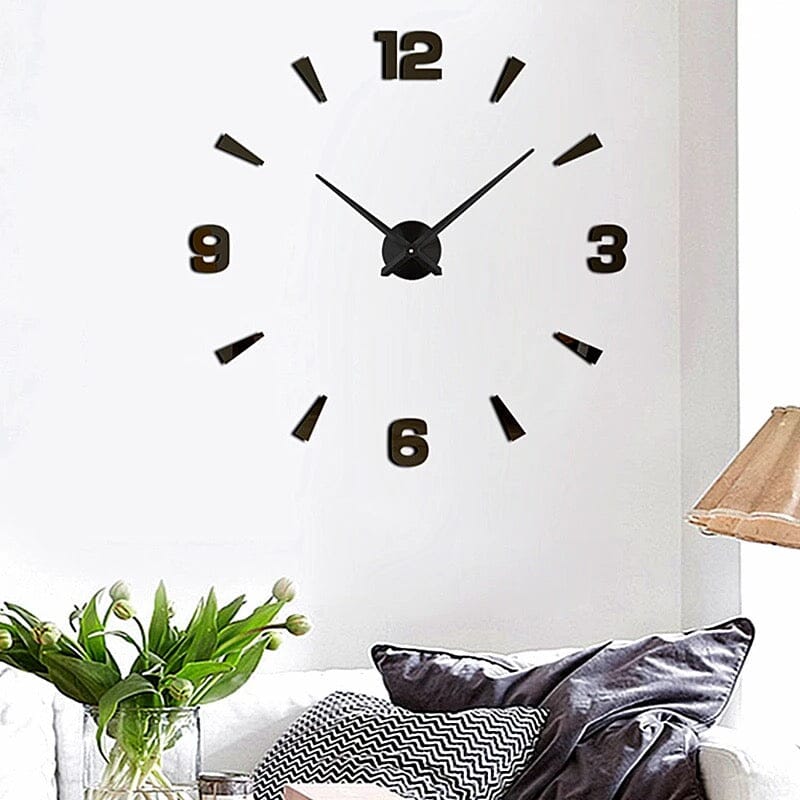 Gold Acrylic 3D Wall Clock