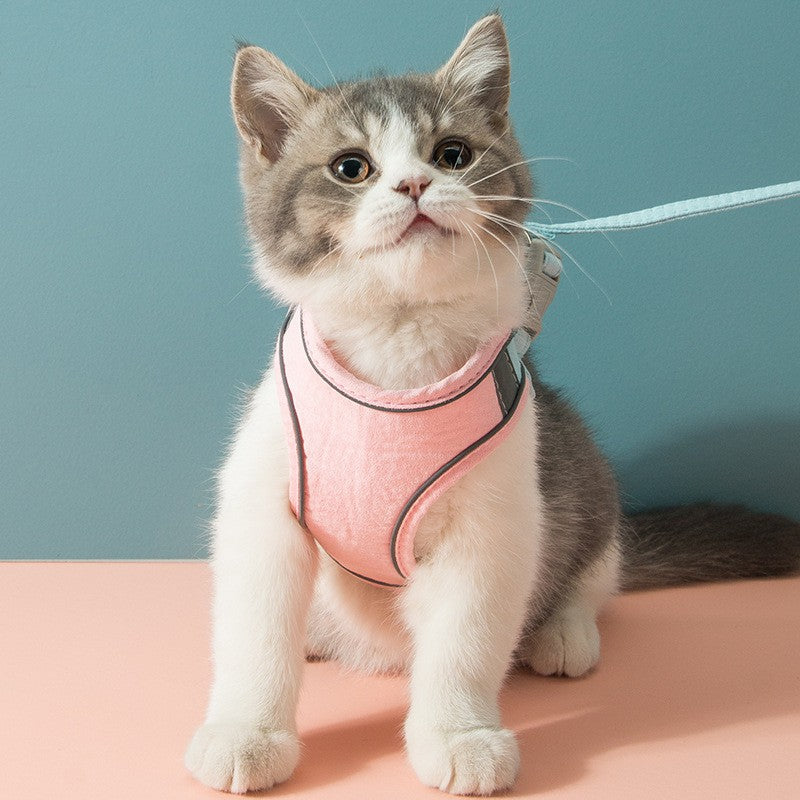 Reflective Cat Harness and Leash Collection