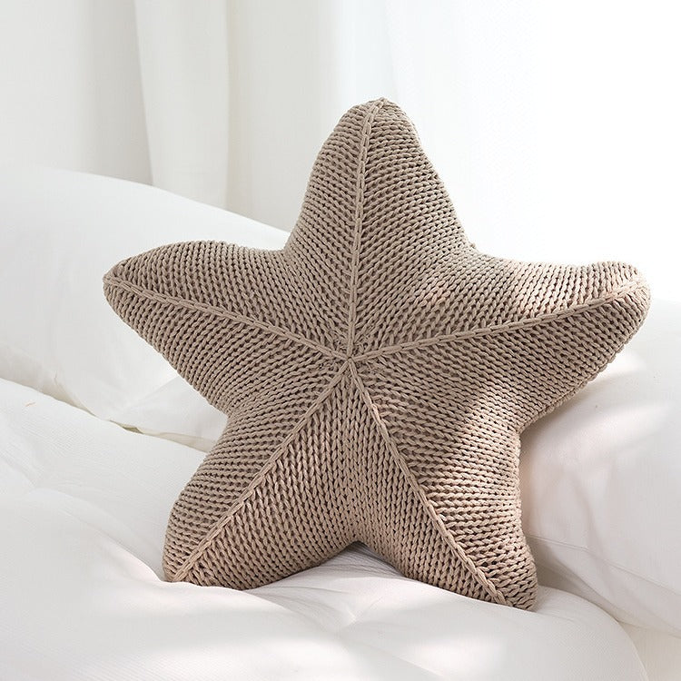 Starfish käsinneulottu tyyny