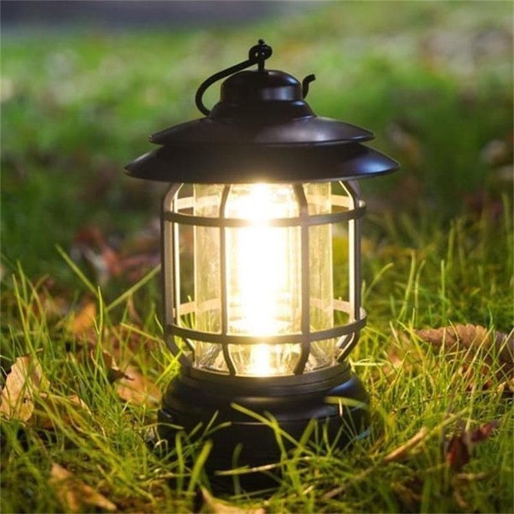 Draagbare retro campinglamp