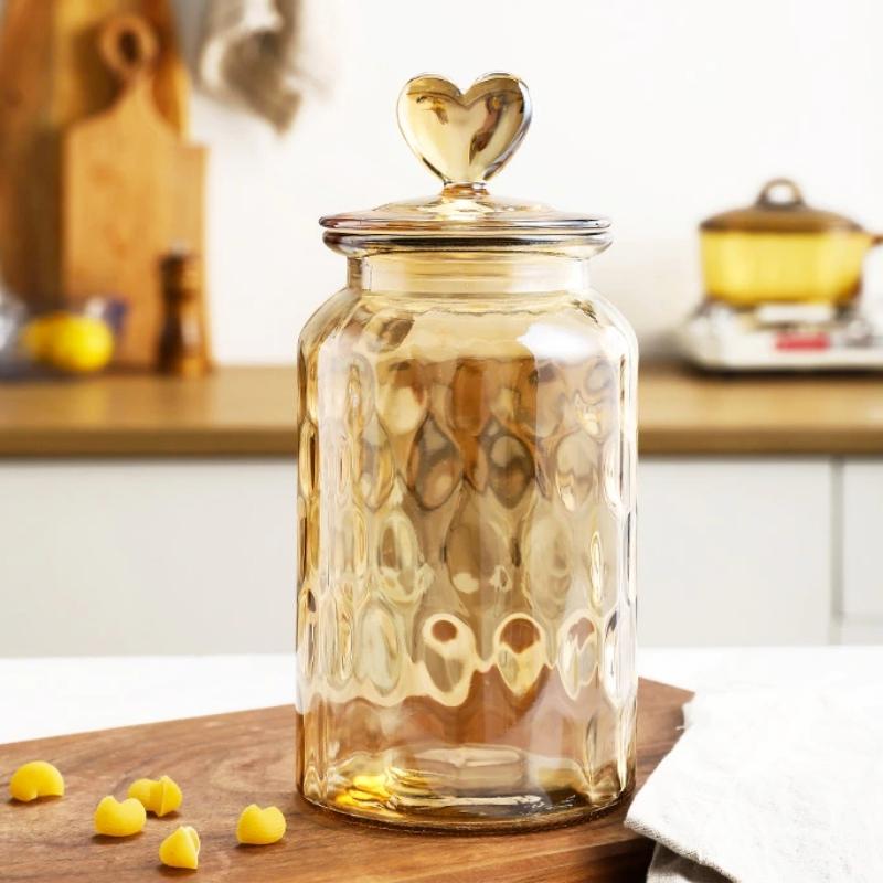 Farmhouse Airtight Glass Storage Container Jars