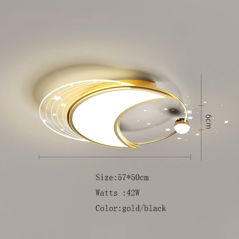 Moderne Luci da Soffitto LED Stellate