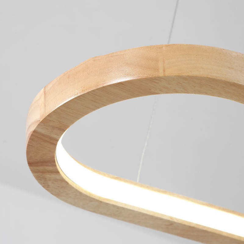 OzawaStyle - Modern hanging lamp made of metal and wood