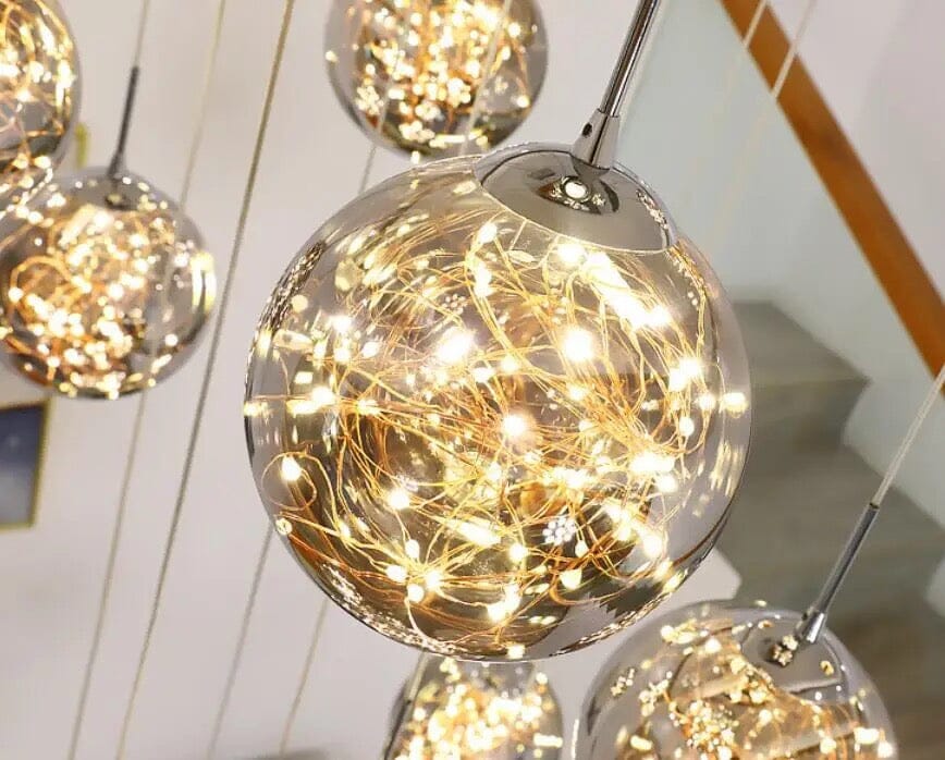 Bella Glass Ball Chandelier