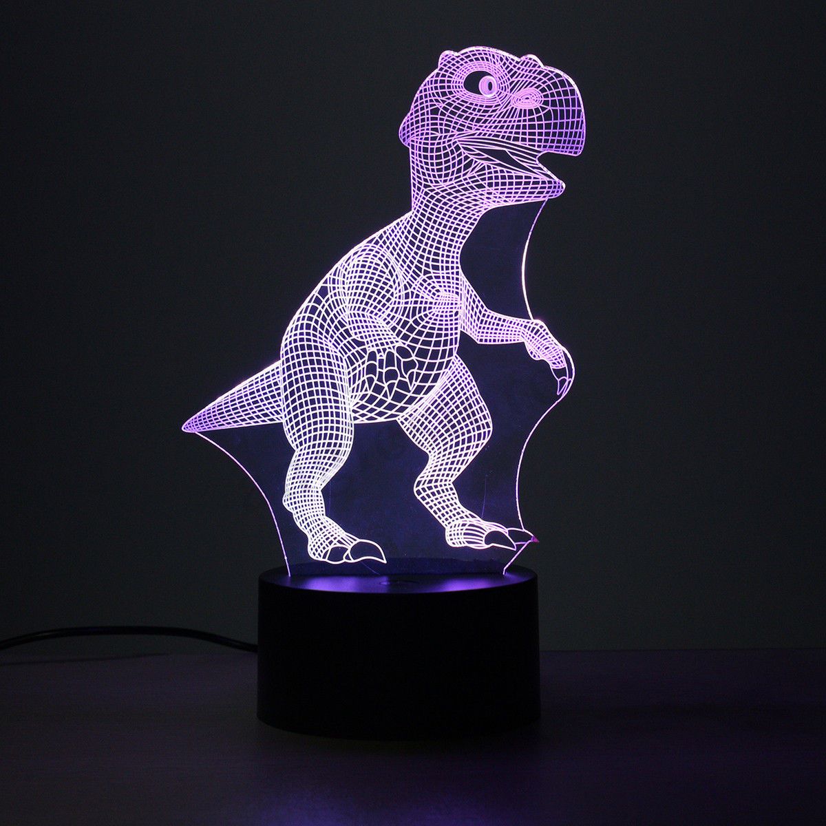 Noční světlo s dinosaury - 3D světlo s dinosaury - Noční světlo T Rex