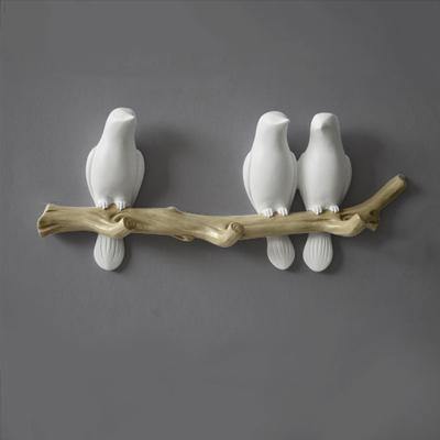 Singing Birds Hanger Wall Sculpture